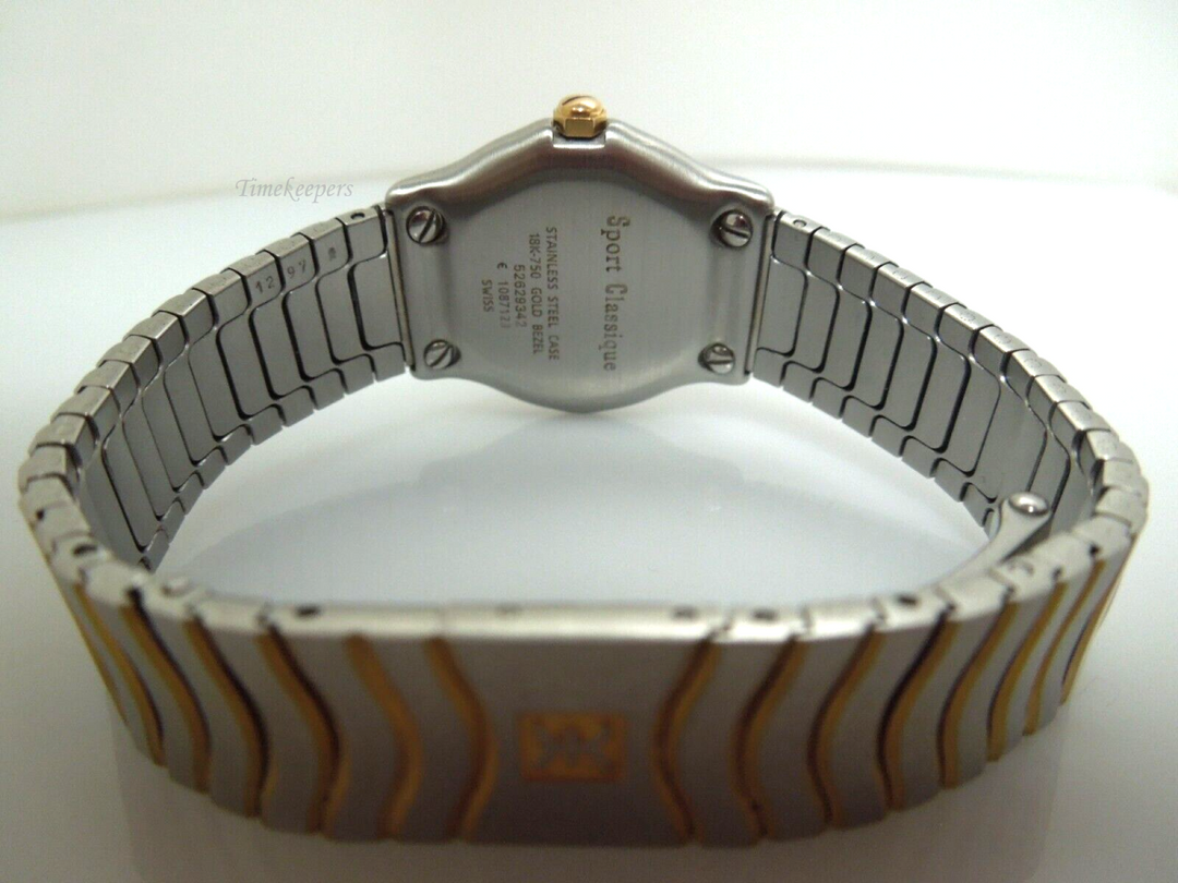 t055 Vintage Ebel Sport Classique 18k-750 Gold Bezel 52629342 Ladies Quartz Watch