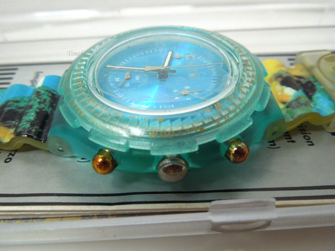 s469 1996 Olympics Mark Spitz Swatch Watch Atlanta NIB New Old Stock OLYMPIC