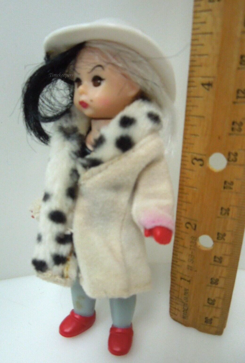 s542 Set of 2 Madame Alexander Cruella De Vil Doll and Sail Sailor Hat Mcdonalds Happy Meal Toy  
