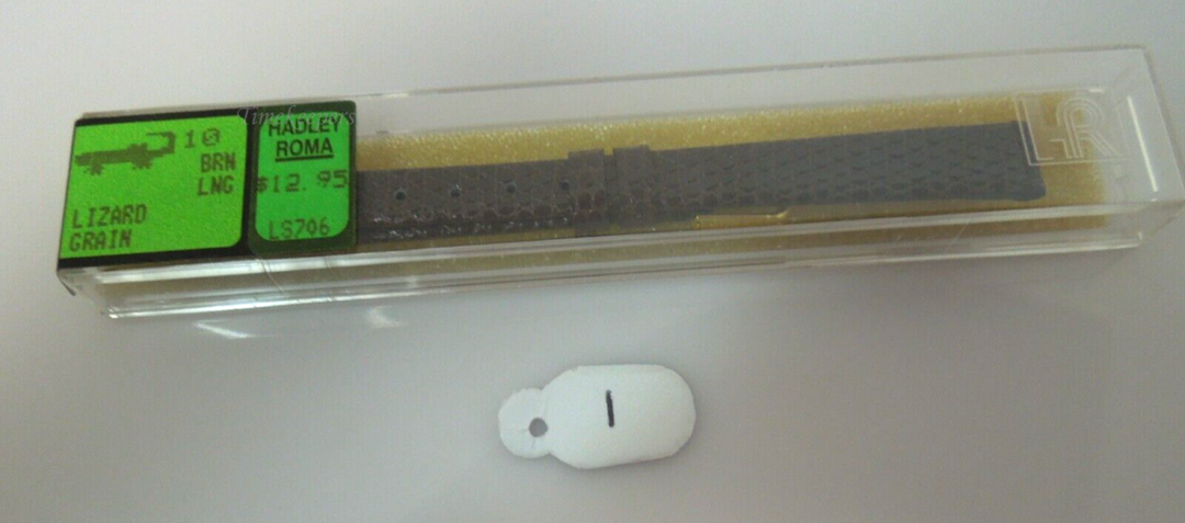 s434 10 mm Hadley Roma Genuine Lizard Grain Ladies Watch Bands