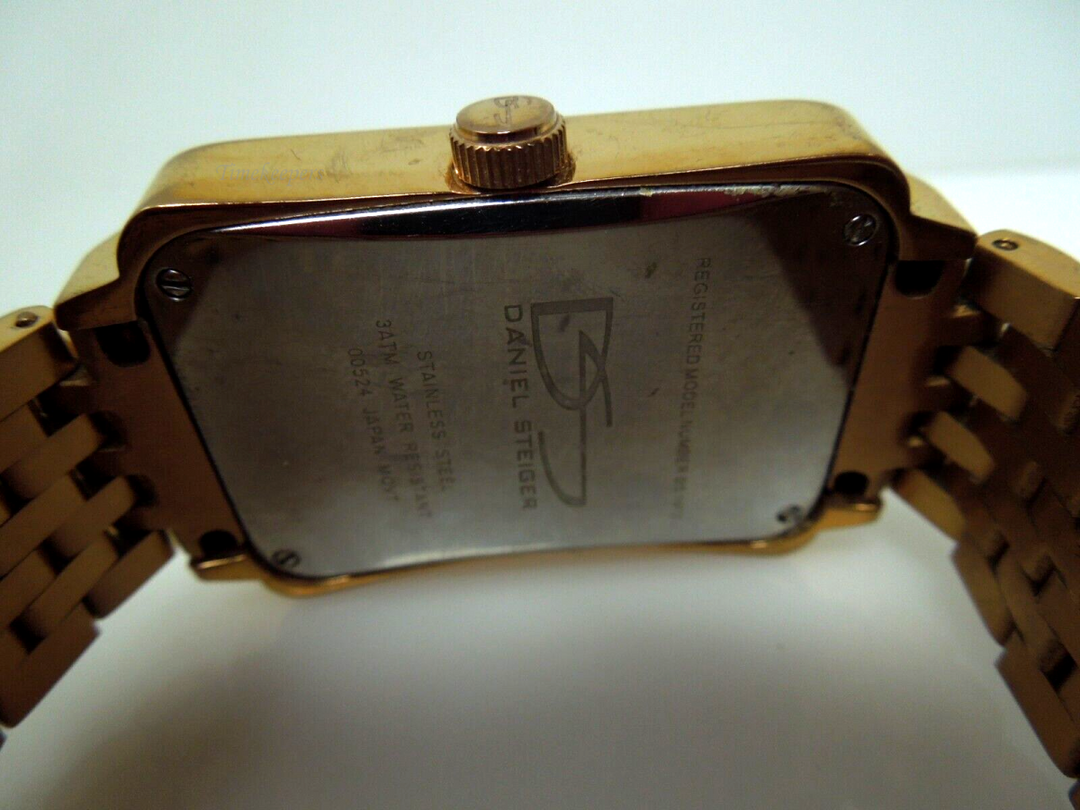 s549 Daniel Steiger Mother of Pearl Dial Japan Movement Mens Watch