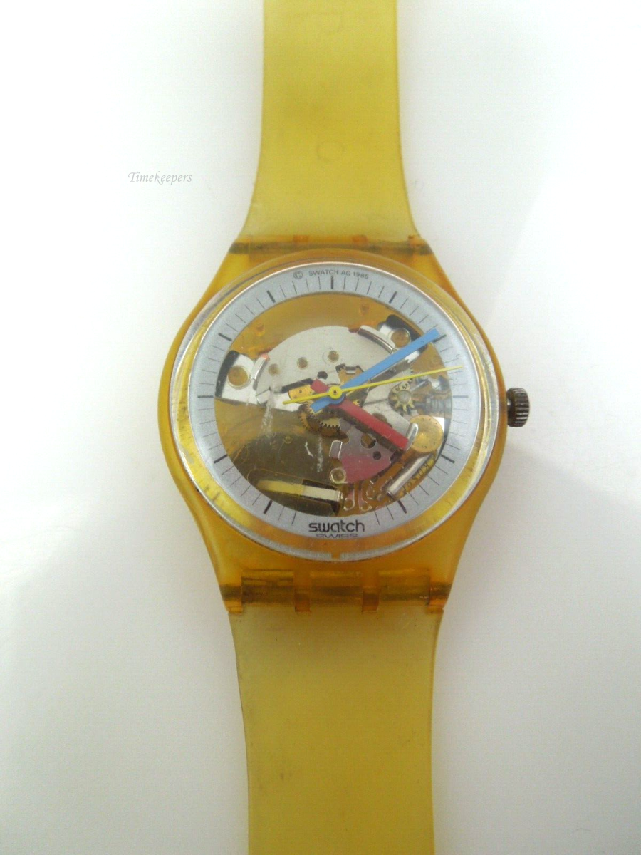 s501 Swatch Original JELLY FISH (GK100) 1985 - with case and papers