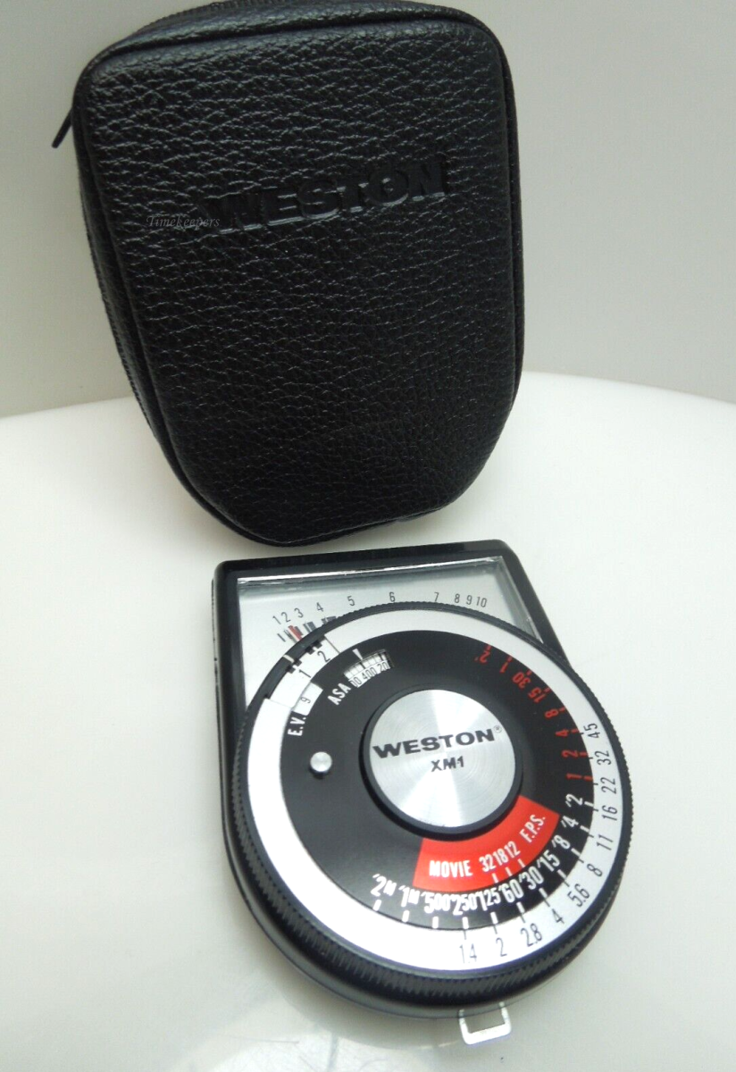 s579 Weston XM1 Exposure Meter Model 540. 1972, Japanese Manufacture with Case