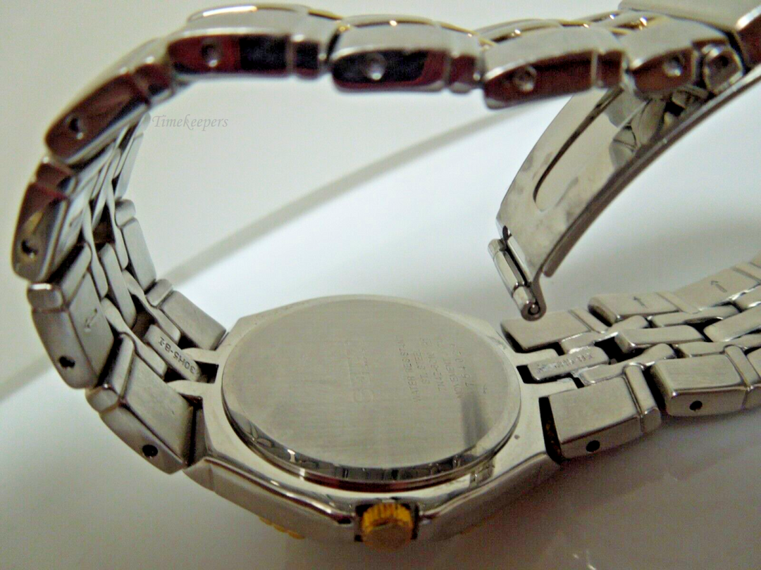 t005 Seiko Blue Dial Two-tone Stainless Steel Men's Bracelet Watch