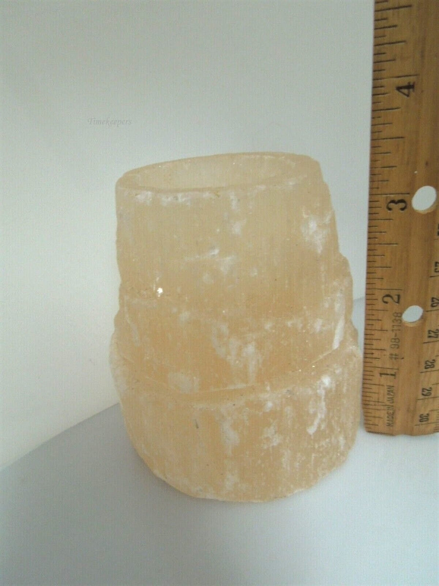 r634 Himalayan Salt Rock Tea Light Candle Holder