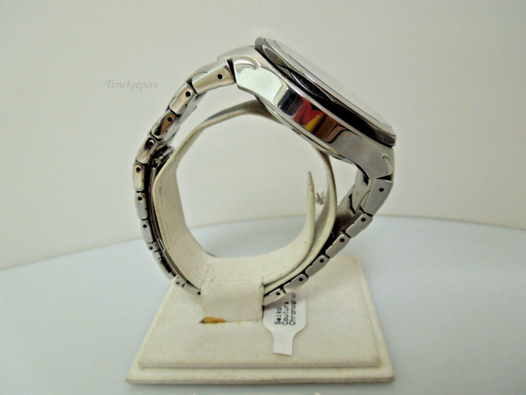 t053 Seiko Men's Stainless Steel Solar Chronograph Coutura Bracelet Watch