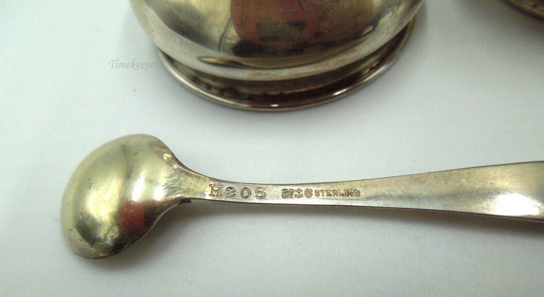 t161 Antique Gorham Sterling Set 6 Gold Wash Salt Dips, 6 Gold Wash Salt Spoons original case Very Rare and Old