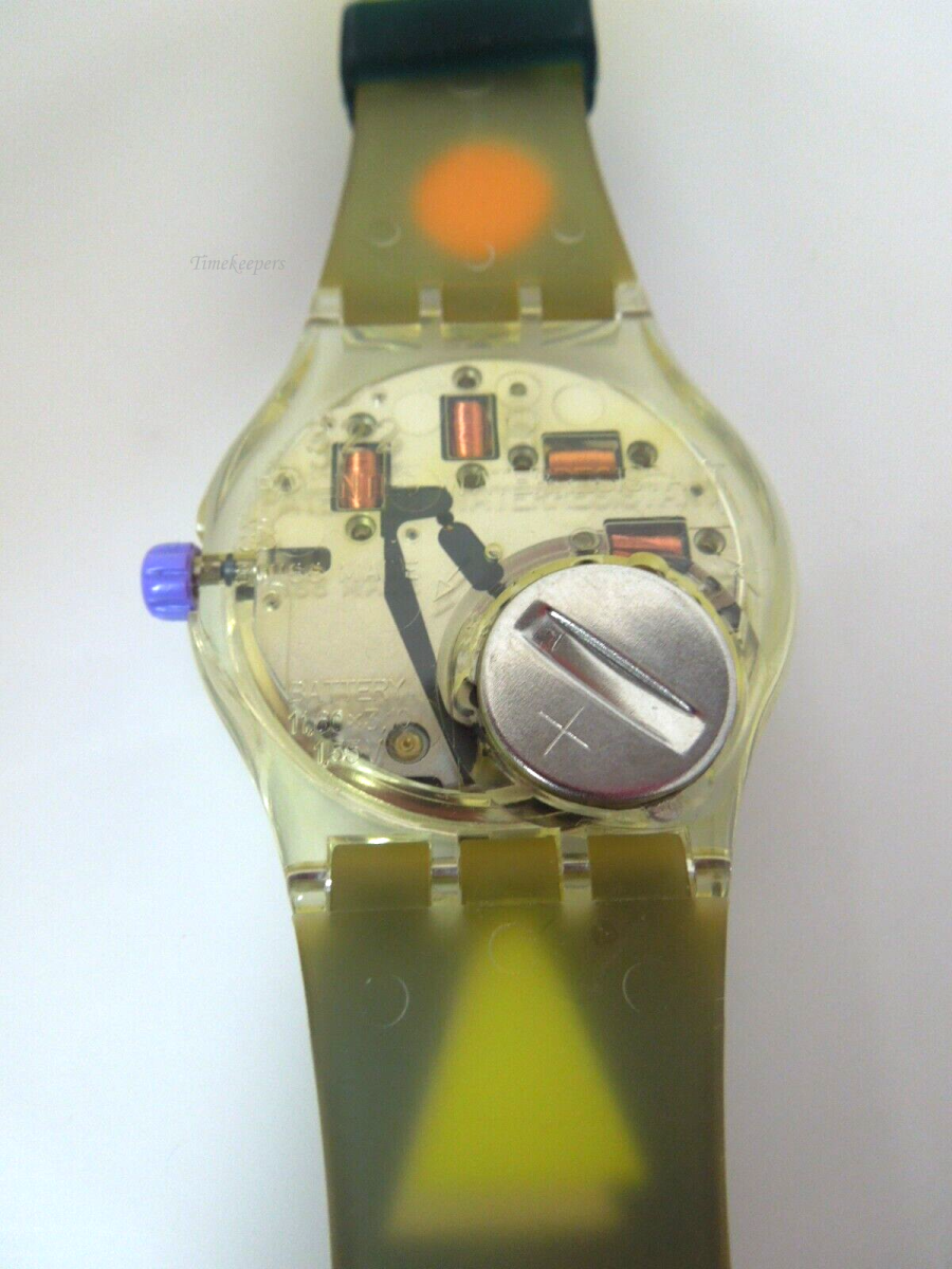 s492 Swatch Original Wrist Stop Watch 1993 Movimento SSK102 New Battery Swiss Made
