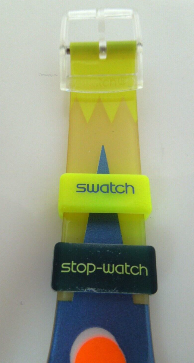 s492 Swatch Original Wrist Stop Watch 1993 Movimento SSK102 New Battery Swiss Made