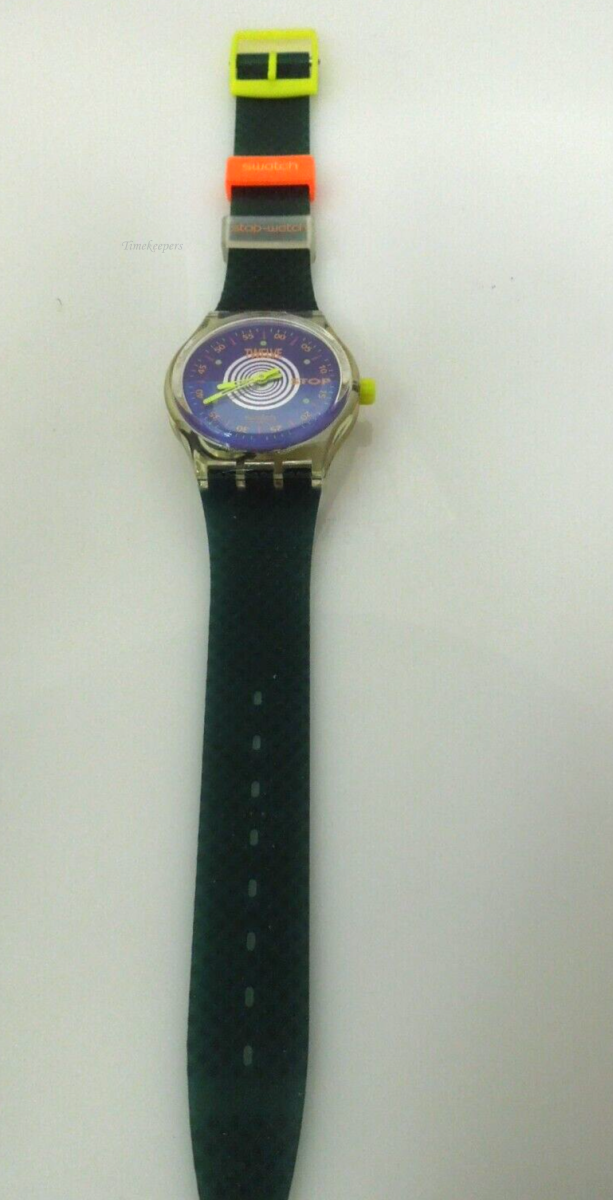 s486 Swatch Original Wrist Stop Watch 1993 Orologio SSK103 New Battery Swiss Made