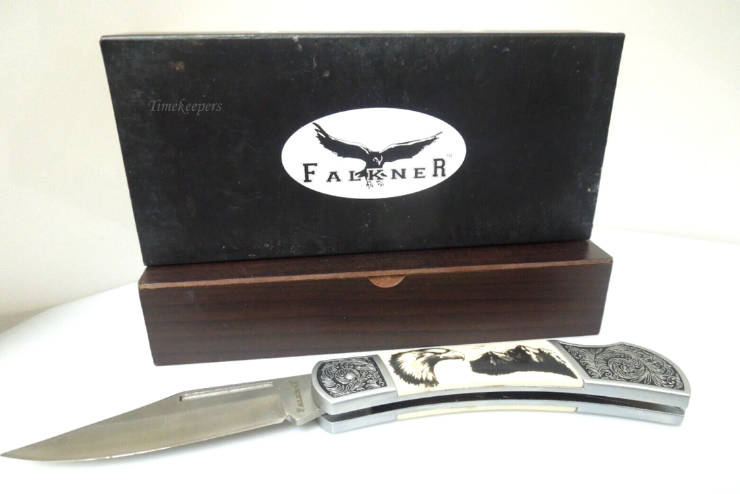 s457 FALKNER Limited Edition Stainless Steel 420 P.R.C. Pocket Knife Collector's
