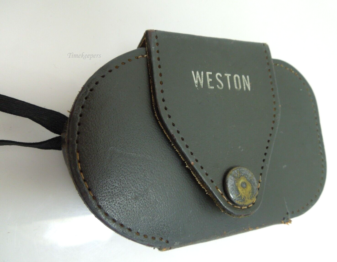 s581 Vintage WESTON MASTER III 737 Light Meter In Case