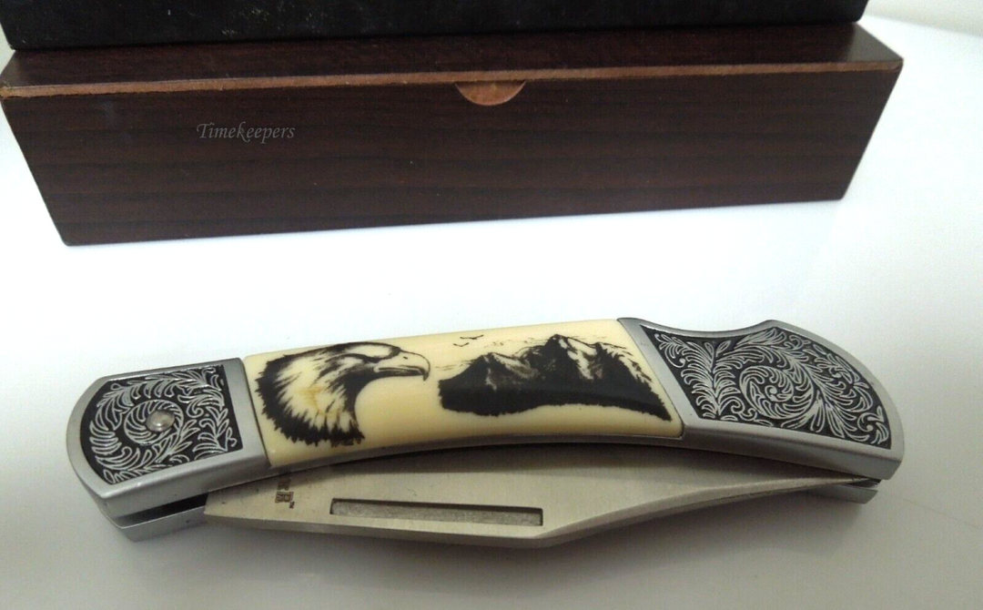 s457 FALKNER Limited Edition Stainless Steel 420 P.R.C. Pocket Knife Collector's