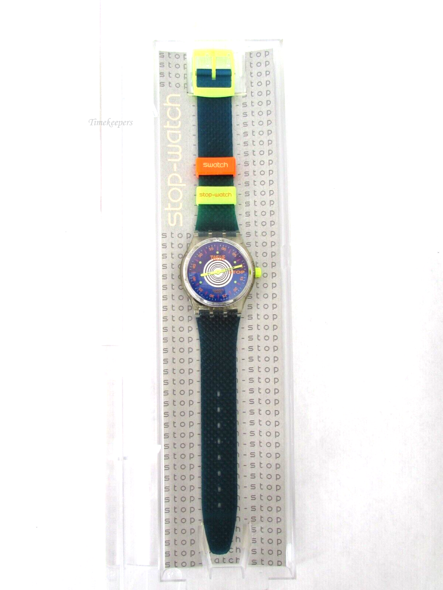 s486 Swatch Original Wrist Stop Watch 1993 Orologio SSK103 New Battery Swiss Made