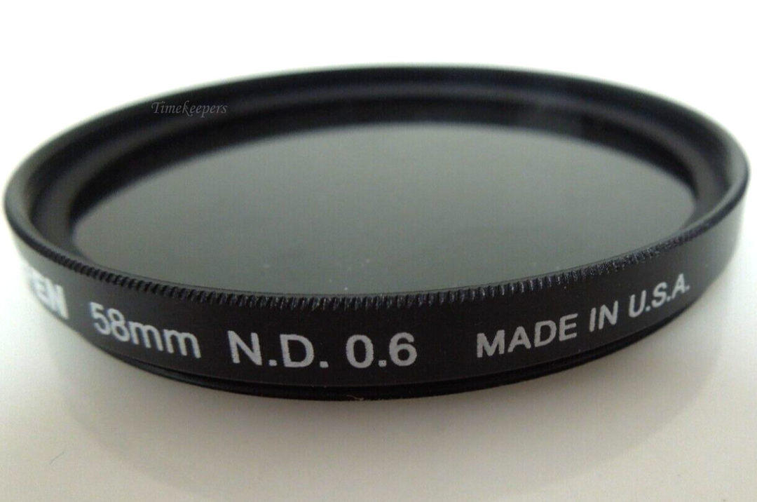 s605 Tiffen Circular Polarizer Filter 58mm and 58mm N.D.0.6