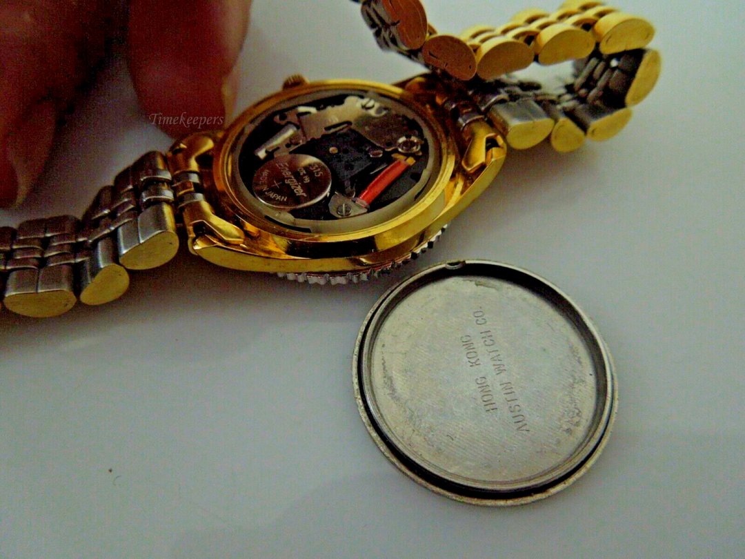 t006 Ladies Gold Tone Bling Austin Watch- New Battery Japan Movement Taiwan Dial,Stylish Women Watch