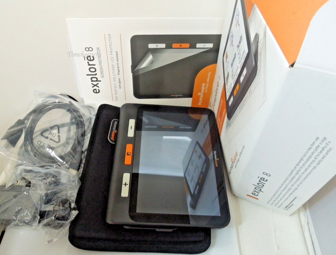 s808 Humanware Explore 8 inch Handheld Electronic Video Magnifier Portable Low Vision