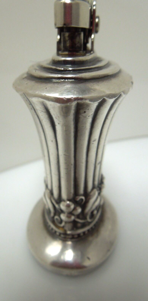 s228 Vintage Antique U.S. Patent Re. NO. 19023 Trade Mark Ronson Table Silver Lighters
