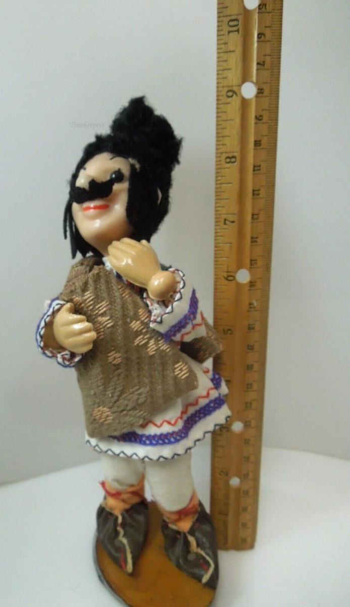 s539 Russian Male Doll Toy With Complete Folk Attire Vintage and Unique