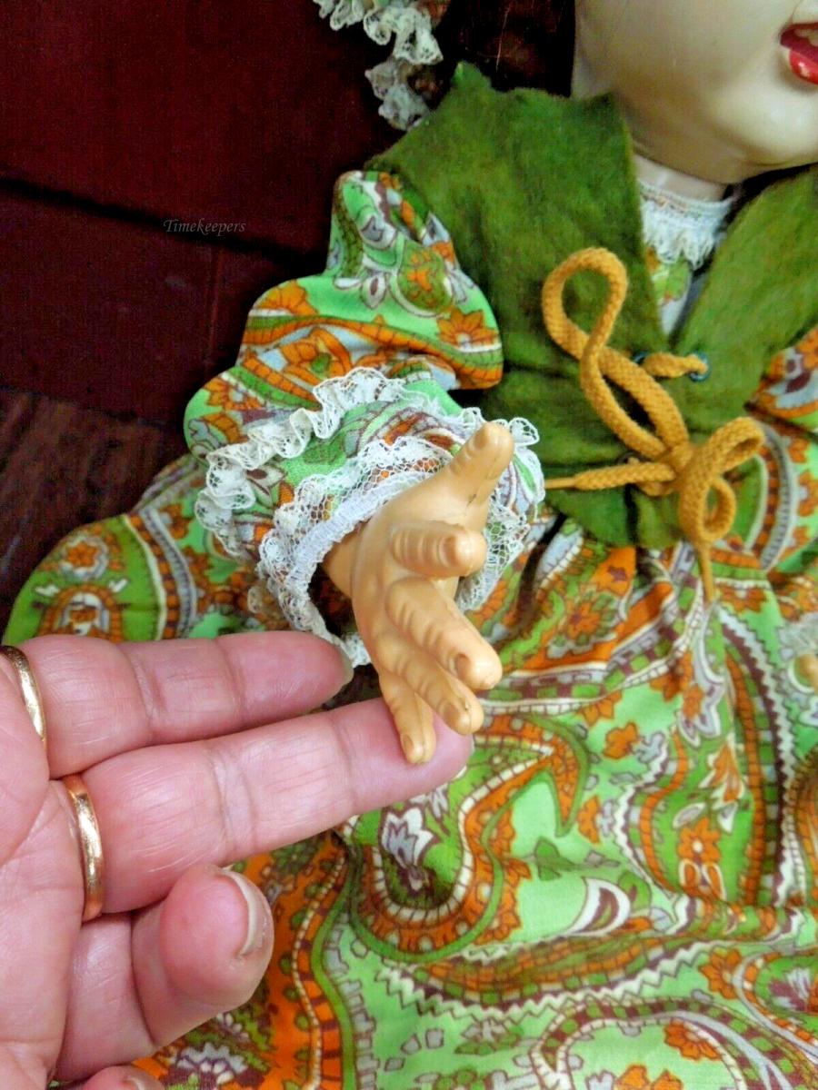 s700 Vintage Impco Hard Plastic Doll with original Dress