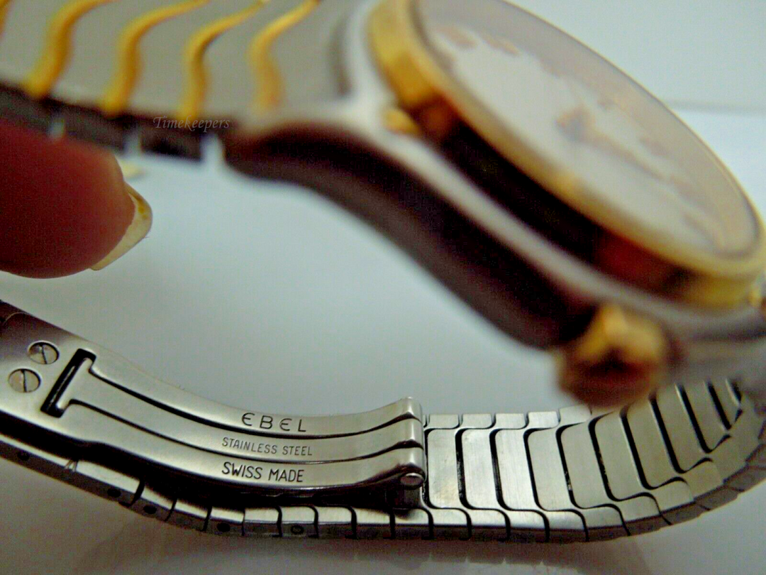 t055 Vintage Ebel Sport Classique 18k-750 Gold Bezel 52629342 Ladies Quartz Watch