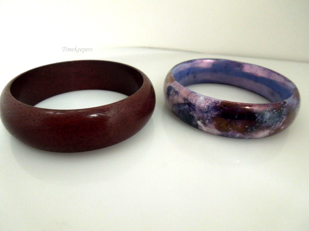 s087 Beautiful Set of 2 thick Fashion Bangles