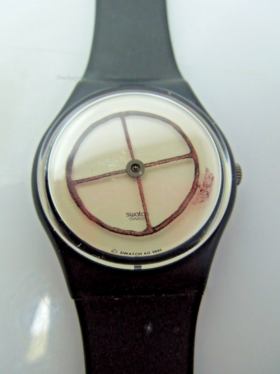 s754 Swatches Watches Swatch Watch Vintage w/ Swatch Watch Band SWATCH 700 Year Switzerland Pezzo Animal Wheel GZ120