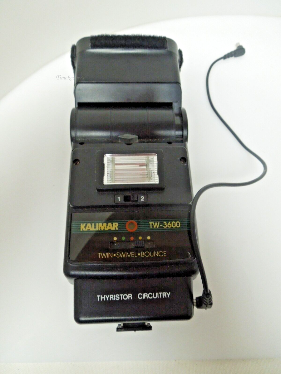 s607 Kalimar TW-3600 Twin Automatic Swivel Zoom Bounce Thyristor Flash