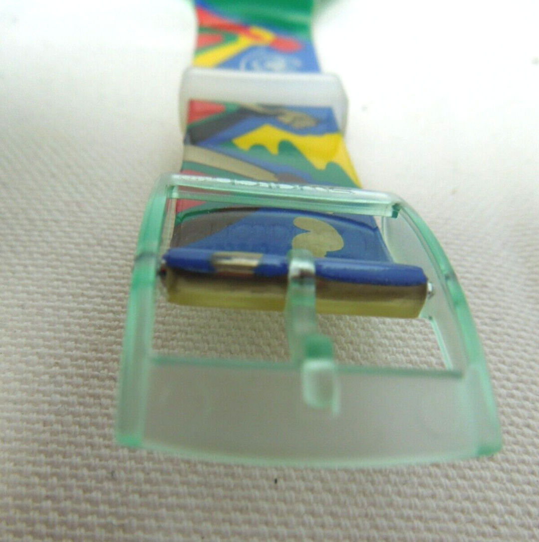 s506 Swatch Watch Chrono United Nations 50th Anniversary SCZ103 1995 New In Box