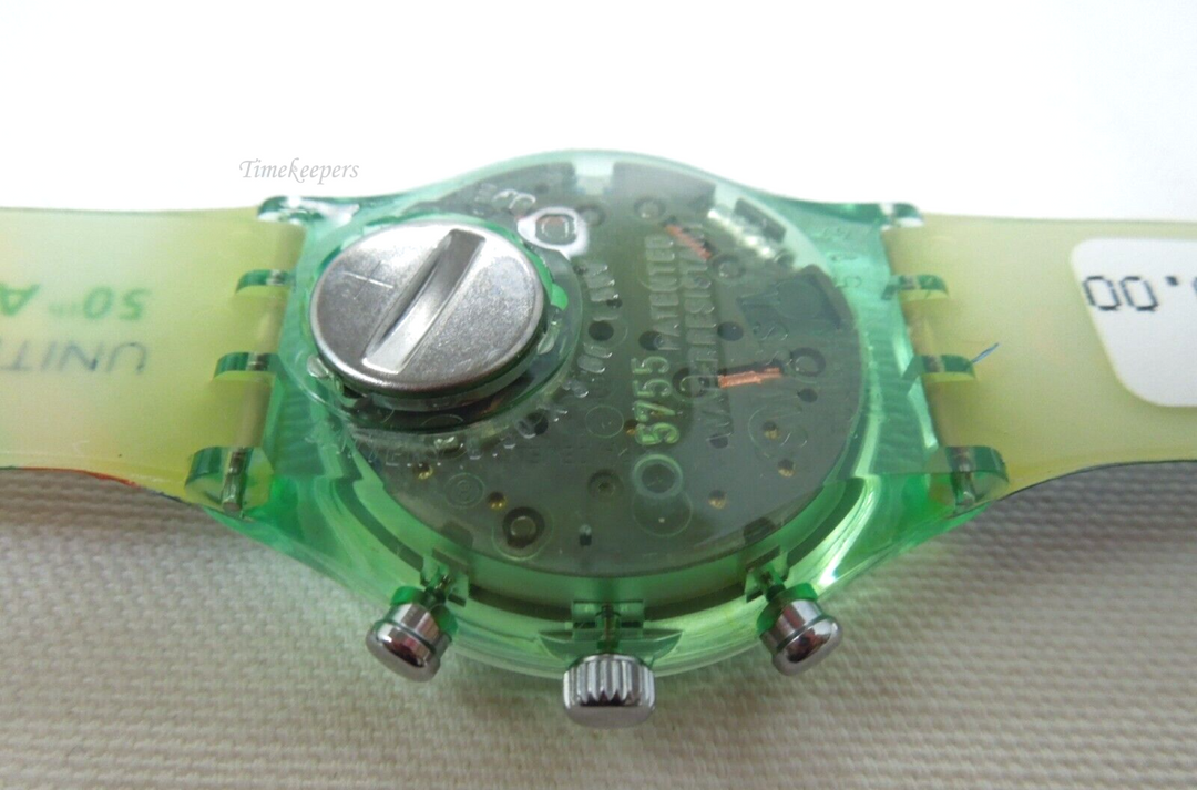 s506 Swatch Watch Chrono United Nations 50th Anniversary SCZ103 1995 New In Box