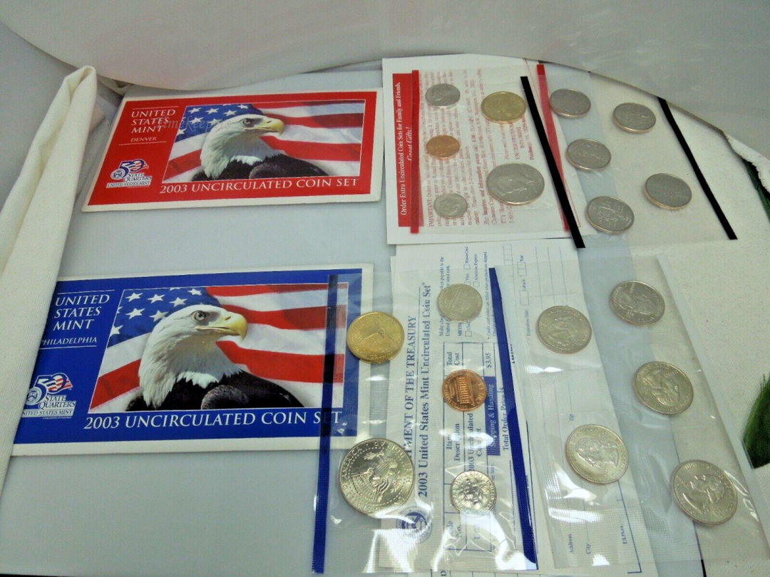 t088 2003 United States Uncirculated US Mint Coin Set - OGP Philadelphia & Denver