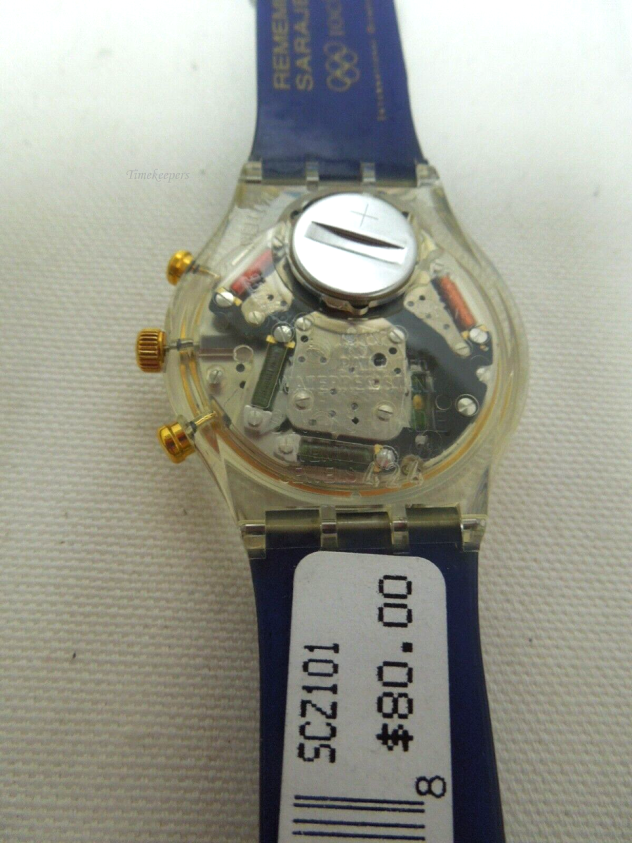 s507 NIB Swatch 1894-1994 One Hundred Years Of Olympic Movement Watch In Box  
