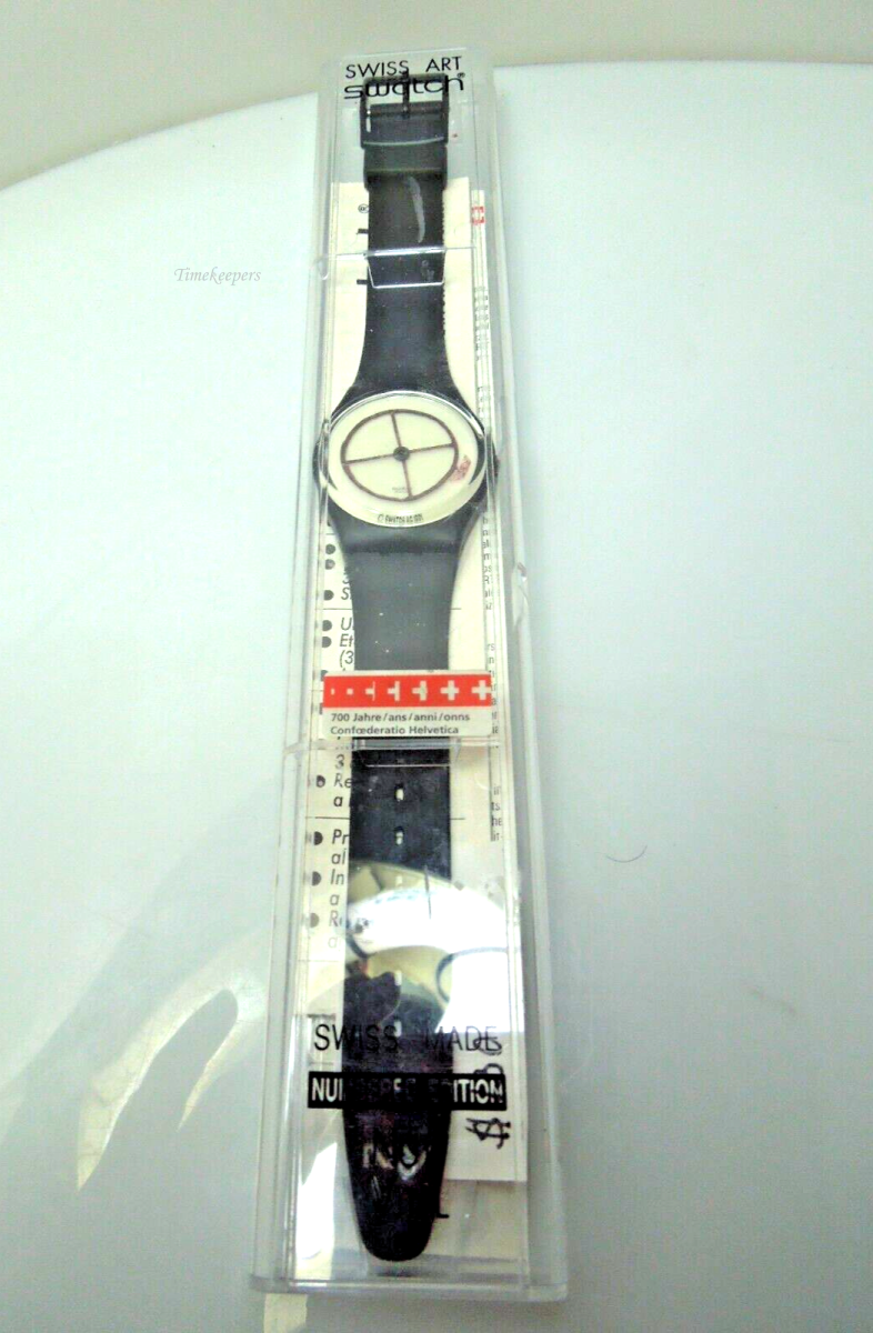 s754 Swatches Watches Swatch Watch Vintage w/ Swatch Watch Band SWATCH 700 Year Switzerland Pezzo Animal Wheel GZ120