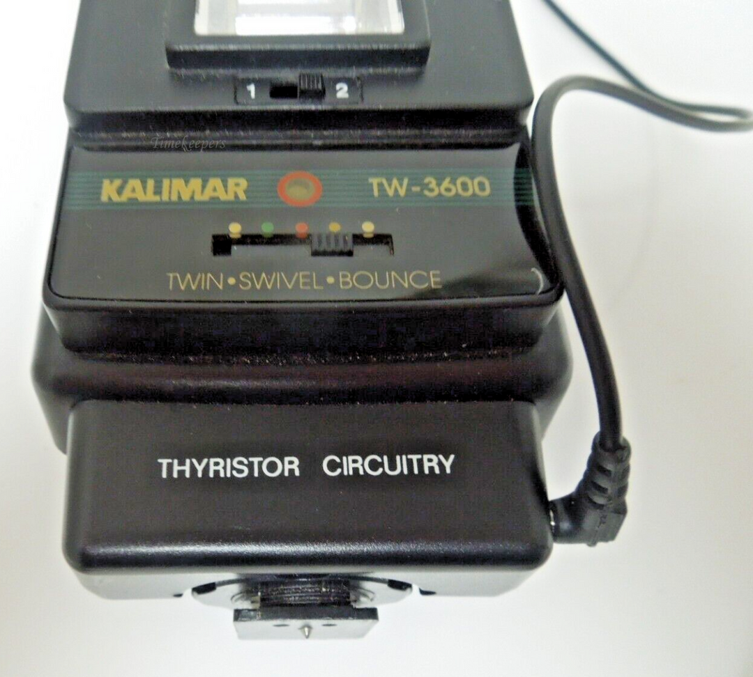 s607 Kalimar TW-3600 Twin Automatic Swivel Zoom Bounce Thyristor Flash