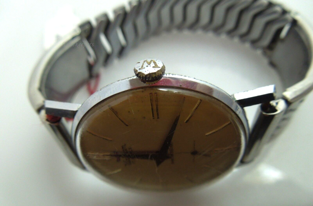 s167 Vintage Waltham 17 Jewels Mechanical Watch Swiss made Silvertone Wrist watch