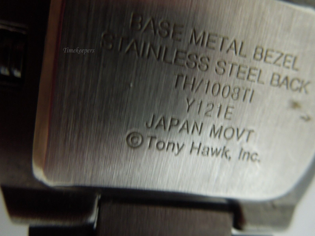 s253 Tony Hawk Wrist Watch TH/1008TI Y121E 1970’s Style Japan Movement Wrist Watch