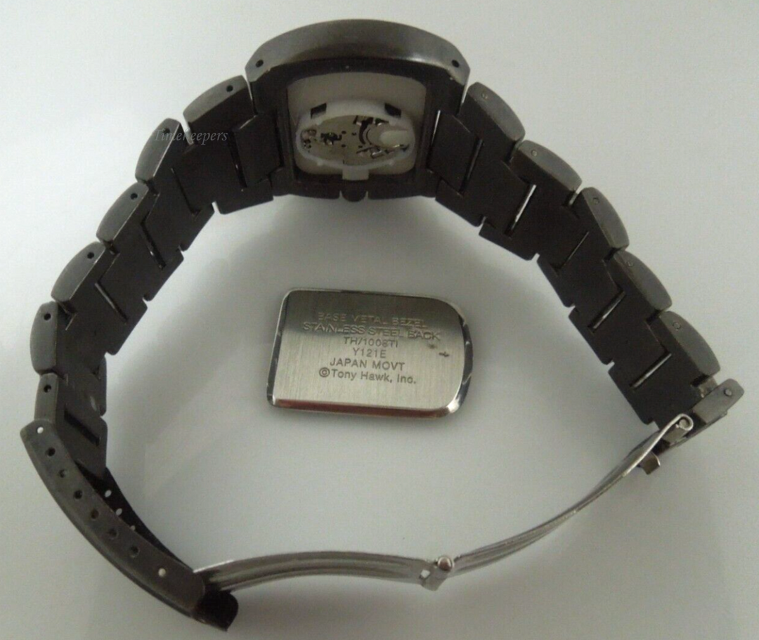 s253 Tony Hawk Wrist Watch TH/1008TI Y121E 1970’s Style Japan Movement Wrist Watch